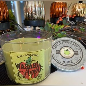 Bath & Body Works Wasabi Apple 3-Wick Candle
